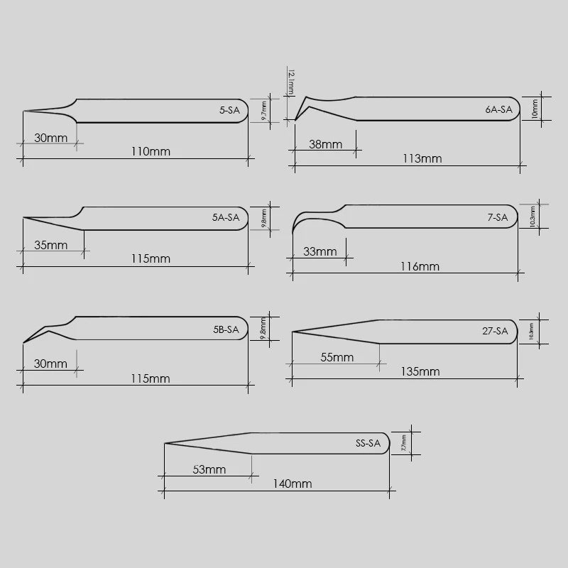 VETUS SA Series Tweezers False Eyelashes Extension Tweezers Stainless Steel Hyperfine Antimagnetic Eyebrow Volume Lash Tweezers